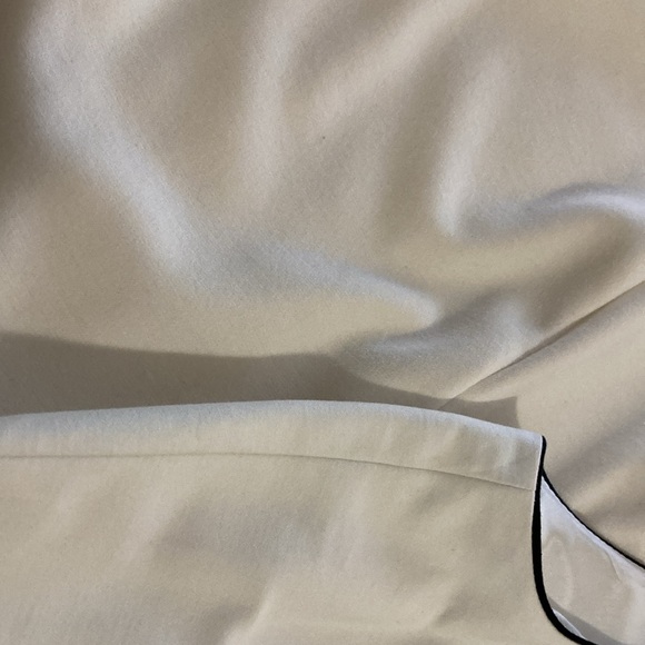 ELLEN TRACY SZ 4 Elegant fully lined Ivory/white Dress with Black beaded accent - Picture 16 of 16